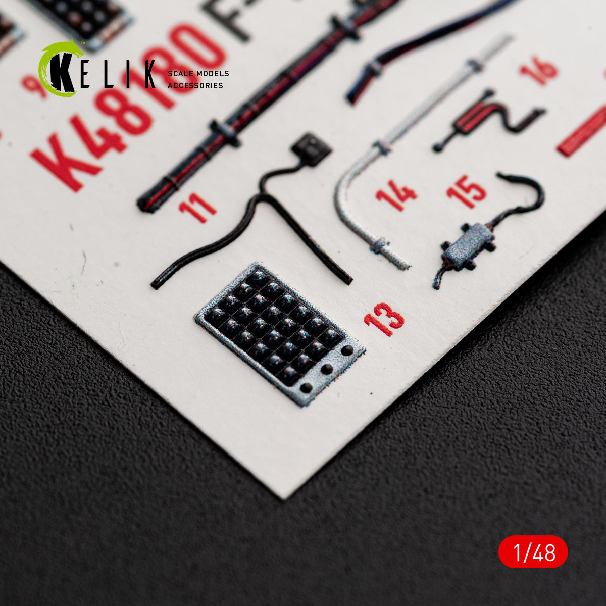KELIK K48180 F-151 (Early) - interior 3D decals for Hasegawa kit 1/48 – image 12