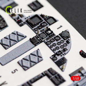 KELIK K48181 F-15.1 (Late) - interior 3D decals for Hasegawa kit 1/48 – Bild 10