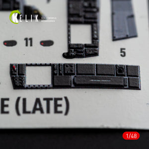 KELIK 48185 F-15E (Late) - interior 3D decals for Hasegawa kit 1/48 – image 11