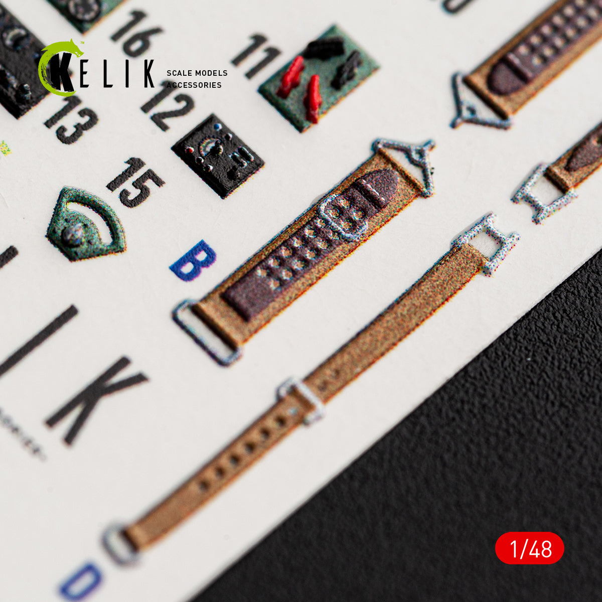 KELIK K48188 A6M5a - interior 3D decals for Fine Molds kit 1/48 – immagine 8
