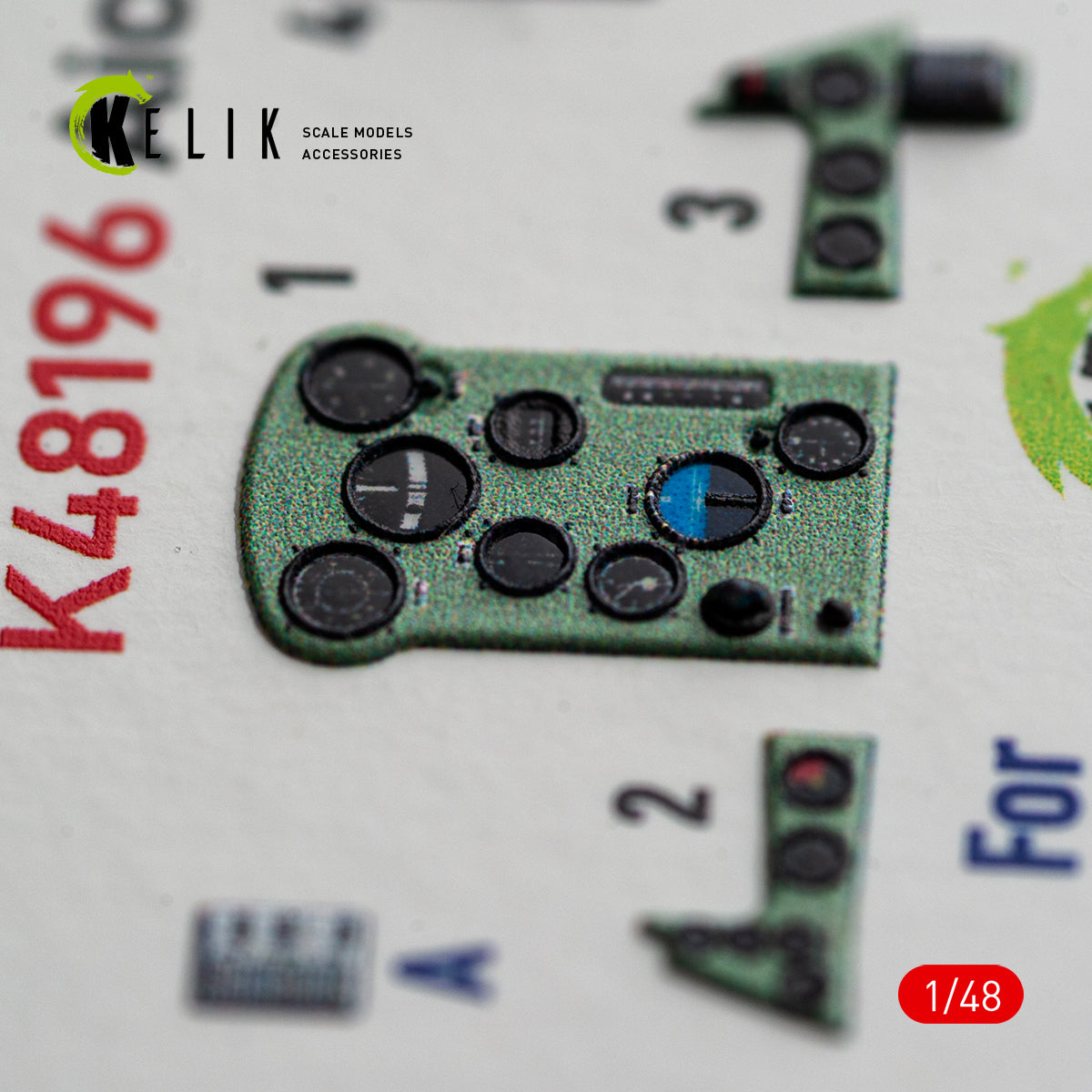 KELIk Aichi K48196 D3A2 Val - interior 3D decals for Wingsy Kits kit 1/48 – immagine 9