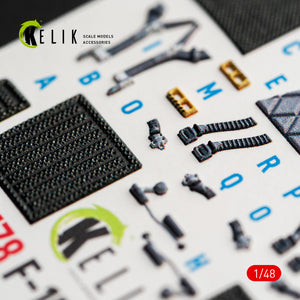 KELIK K48178 F-15E (Early) - interior 3D decals for Hasegawa kit 1/48 – Bild 10