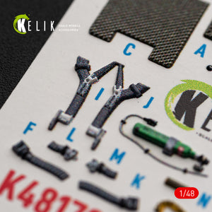 KELIK K48179 F-15A - interior 3D decals for Hasegawa kit 1/48 – Bild 13