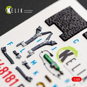 KELIK K48181 F-15.1 (Late) - interior 3D decals for Hasegawa kit 1/48 – Bild 13