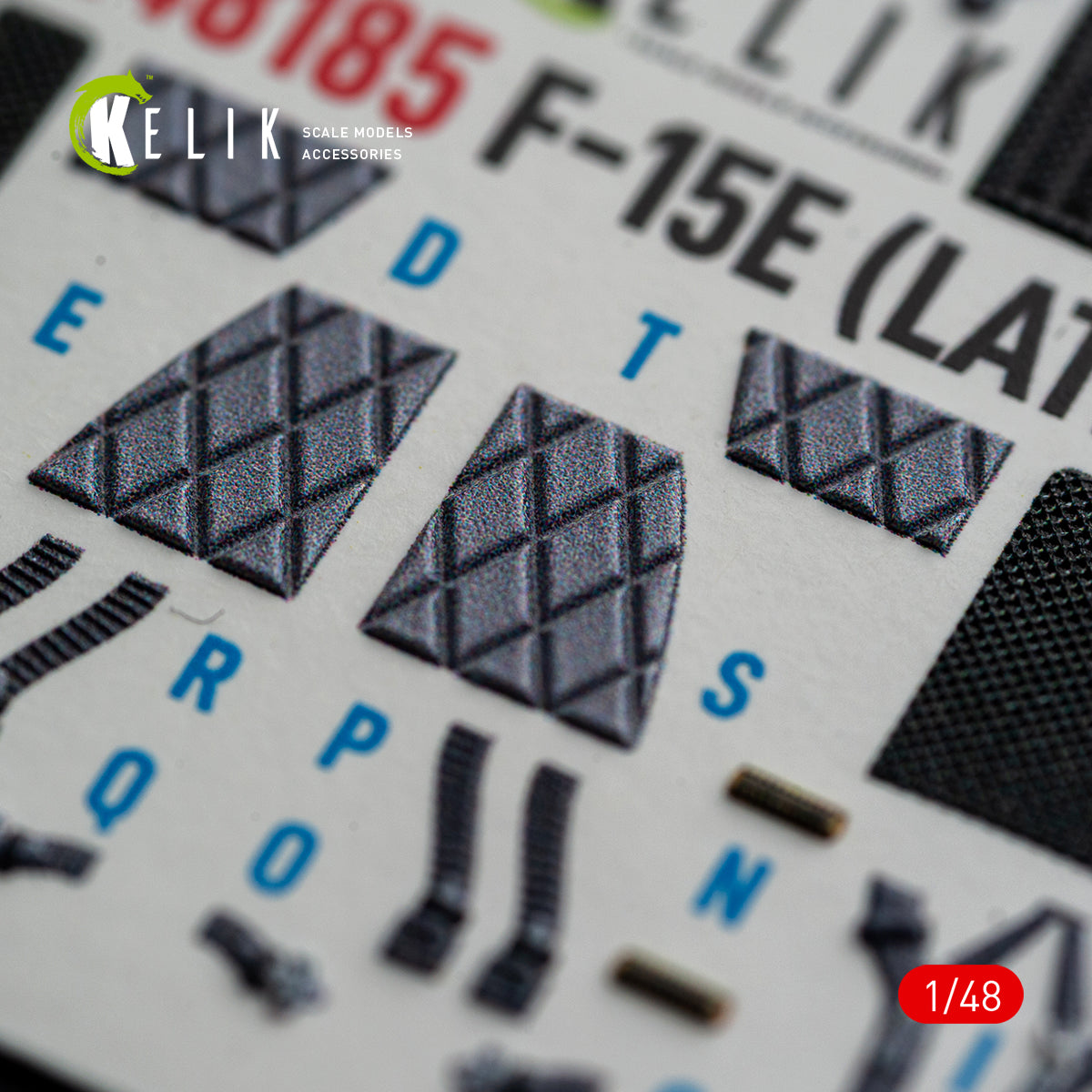 KELIK 48185 F-15E (Late) - interior 3D decals for Hasegawa kit 1/48 – image 14