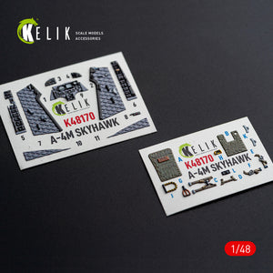 KELIK K48170 A-4M SKYHAWK - interior 3D decals for Hasegawa kit (1/48) – imagen 10