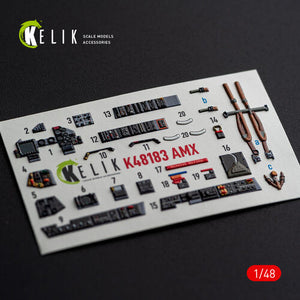 KELIK K48183 AMX - interior 3D decals for HobbyBoss kit 1/48 – immagine 9