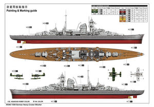 Trumpeter 05346 German Heavy Cruiser Blucher 1/350 – Bild 2