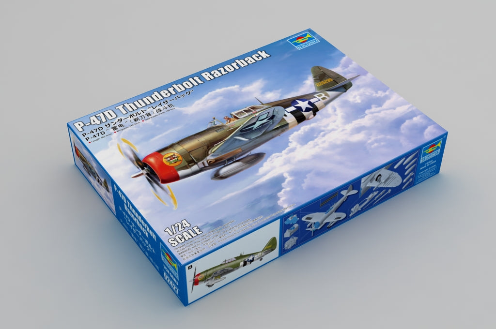 Trumpeter 02427 Republic P-47 D Thunderbolt Razorback 1/24 – imagen 2