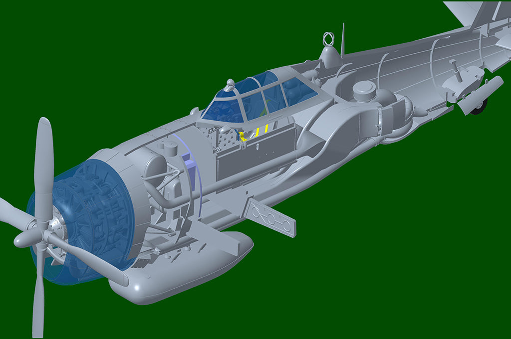 Trumpeter 02427 Republic P-47 D Thunderbolt Razorback 1/24 – imagen 9