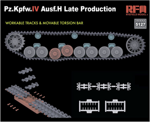 Rye Field Model 5127 Sd.Kfz.161/1 Panzerkampfwagen IV Ausf. H Late Production (w/engine &amp;amp; workable track links) 1/35 – zdjęcie 5
