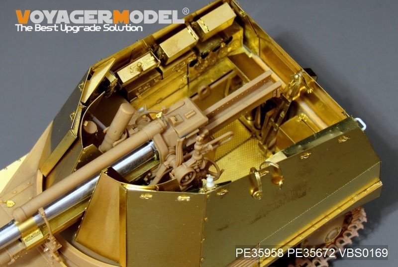 Voyager Model PE35958 WWII German self-propelled howitzer Wespe basic For TAMIYA 35200/35358 1/35 – immagine 15