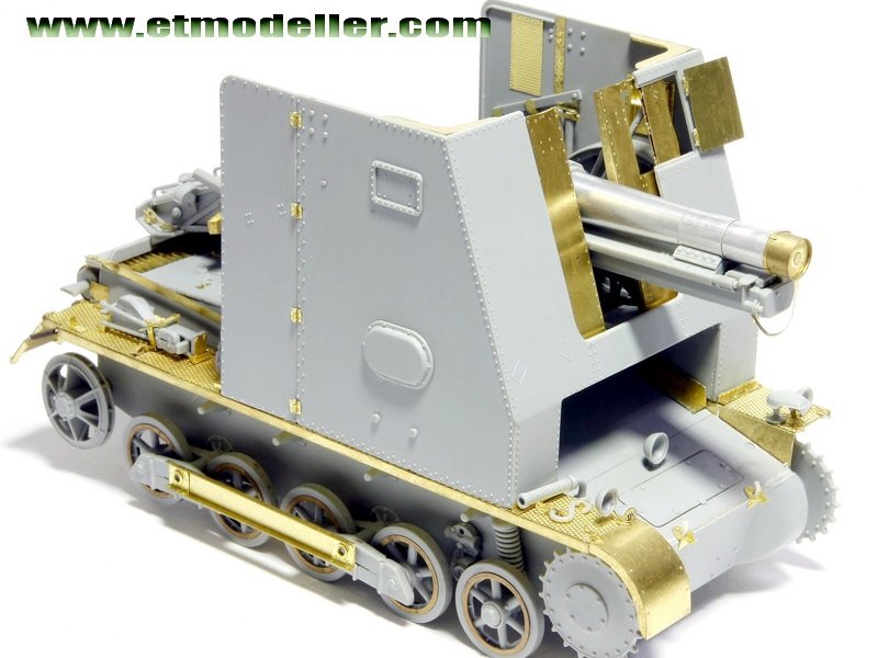 E.T. Model E35-007 WWII German Pz.Kpfw.I Ausf.B 15cm &amp;quot;BISON&amp;quot; (For DRAGON 6259) 1/35 – imagen 5