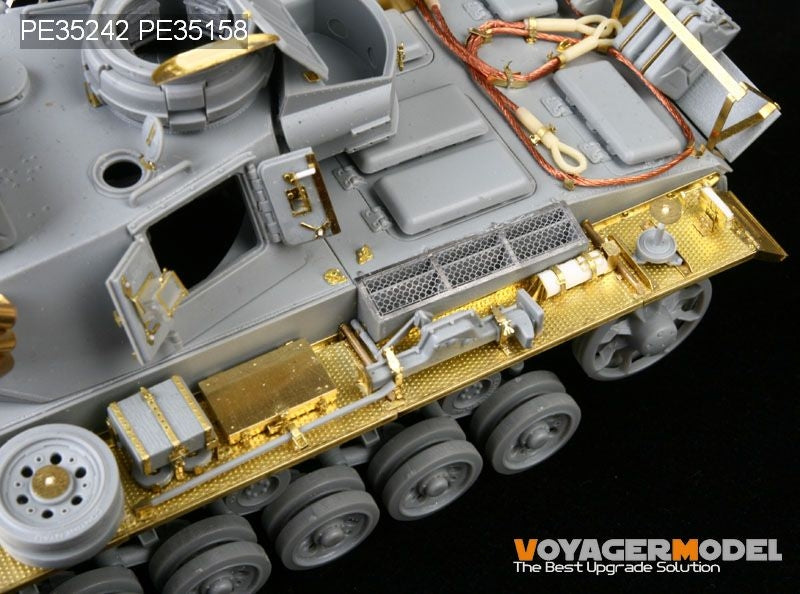 Voyager Model PE35242 WWII German Pz.Kpfw.III Ausf.N sPz.Abt 501 Afrika For DRAGON 6431 1/35 – imagen 9