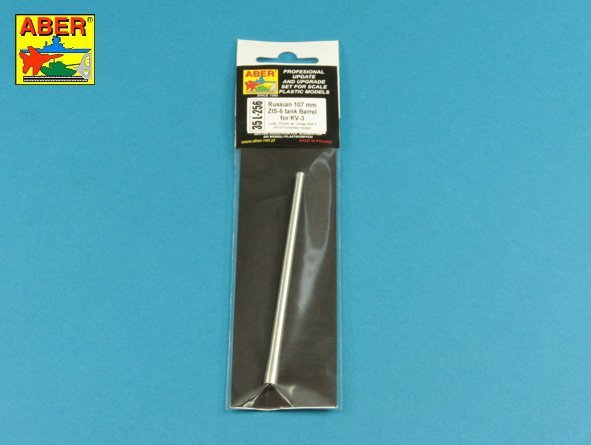 Aber 35L-256 Lufa 107mm ZIS-6 do KW-3 1/35 – imagen 7