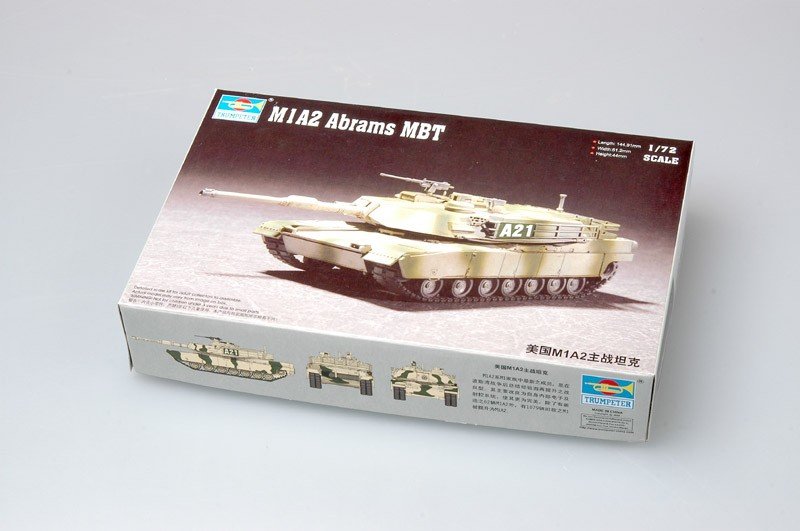 Trumpeter 07279 M1A2 Abrams MBT 1/72 – imagen 2