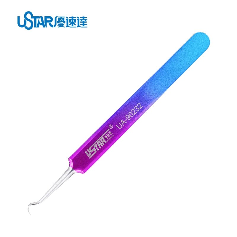 U-Star UA-90232 Colorful Tweezers - S-Shape