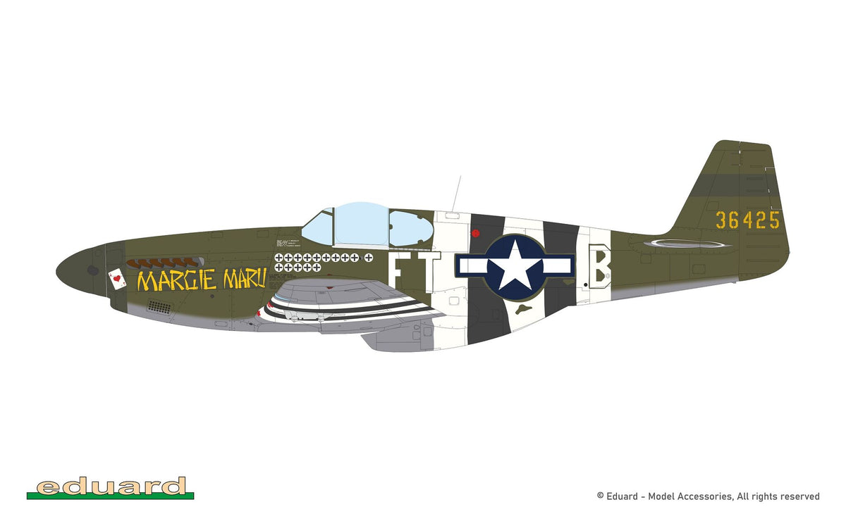 Eduard 932011 Nortn American P-51 B Mustang Royal Hybrid Edition 1/32 – imagen 11