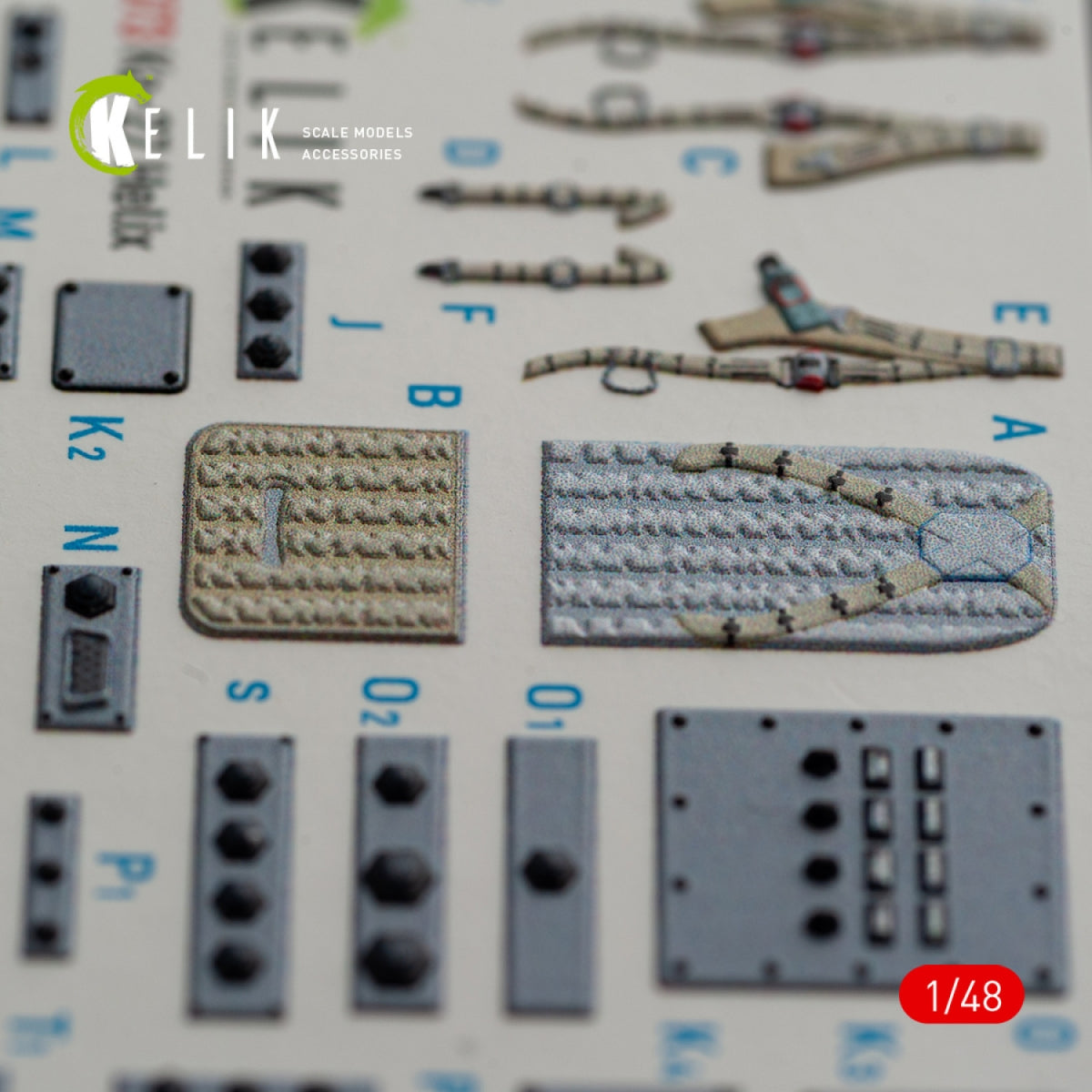 KELIK K48073 Ka-27 Helix interior 3D decals for HobbyBoss kit 1/48 – immagine 9