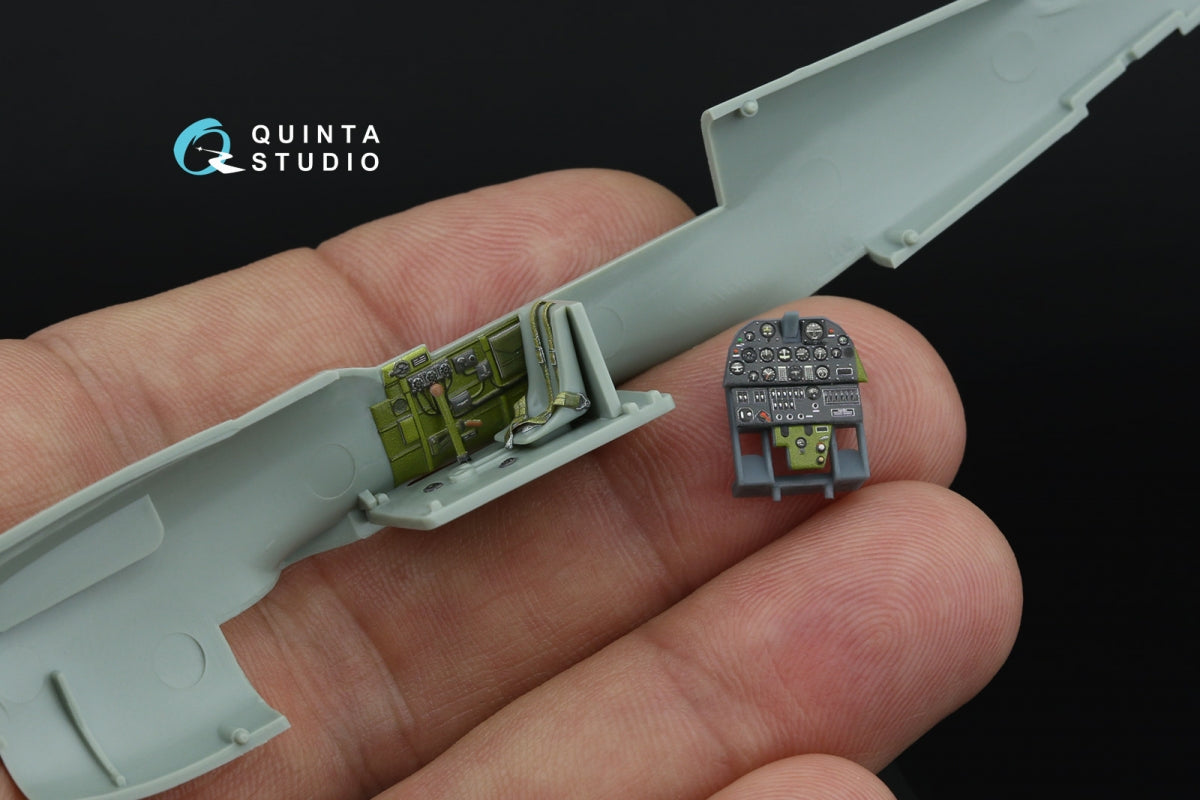 Quinta Studio QD+72212 P-40M Warhawk 3D-Printed &amp;amp; coloured Interior on decal paper (Academy) (with 3D-printed resin parts) 1/72 – imagen 7