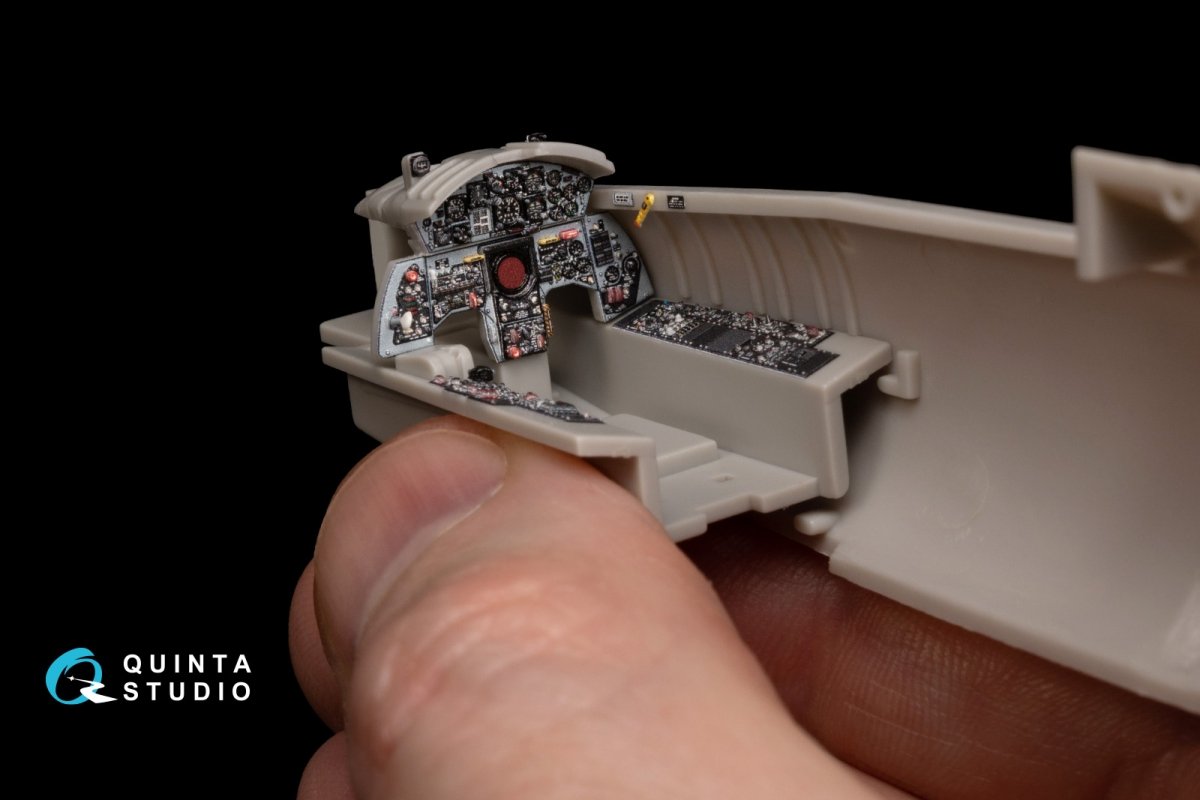 Quinta Studio QD48151 F-104S-ASA 3D-Printed &amp;amp; coloured Interior on decal paper (Hasegawa) 1/48 – Bild 4