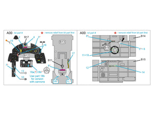 Quinta Studio QDS-48391 Macchi C.205 Veltro 3D-Printed &amp;amp; coloured Interior on decal paper (Hasegawa/Italeri) (Small version) 1/48 – imagen 2