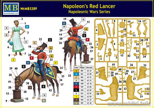 Master Box 3209 Napoleon&amp;#39;s Red Lancer Napoleonic War Series 1/24 – Bild 2