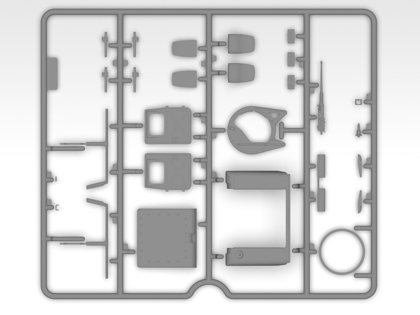 ICM 35437 M1025A2 Hummer Armament Carrier 1/35 – Bild 3
