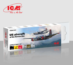 ICM 3101 US Aircraft of the Korean War Acrylic Paint Set – image 2