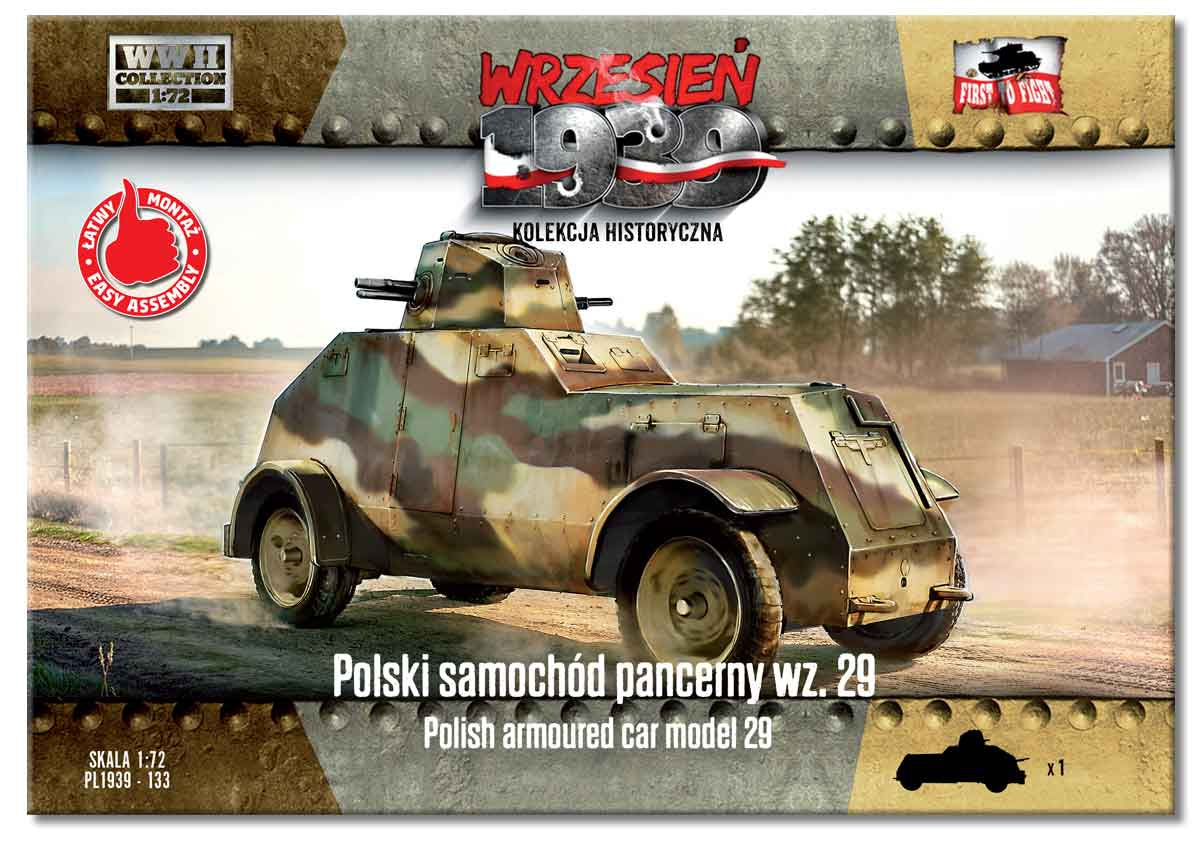 First to Fight PL133 Polski Samochód Pancerny wz. 29 1/72