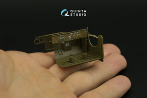Quinta Studio QD48029 GMC CCKW 353 (open cab) 3D-Printed &amp;amp; coloured Interior on decal paper (Tamiya) 1/48 – Bild 8