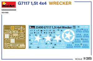 MiniArt 35490 G7117 1,5t 4x4 Wrecker 1/35 – imagen 9