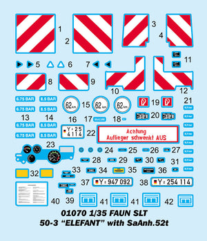 Trumpeter 01070 Faun SLT 50-3 Elefant with SaAnh.52t 1/35 – image 24
