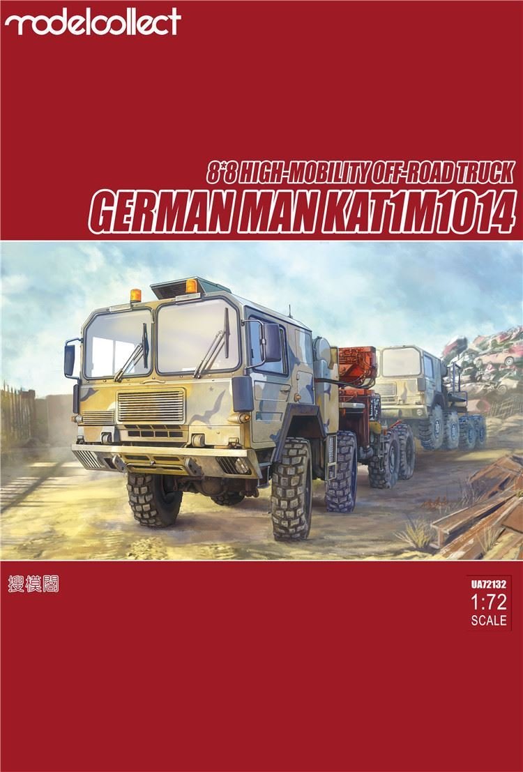 Modelcollect UA72132 German MAN KAT1M1014 8x8 HIGH-Mobility off-road truck 1/72 – imagen 2