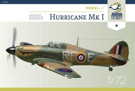 Arma Hobby 70020 Hawker Hurricane Mk.I Escadron 303 1/72