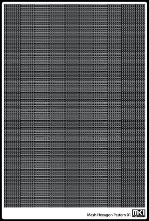 KA Models KA-00005 HEXAGON PATTERN MESH A 0.43mm X 0.37mm – immagine 5