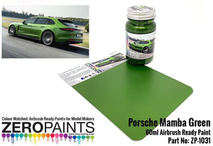 Zero Paints ZP-1031-G Porsche Mamba Green Paint 60ml - M6S – imagen 3