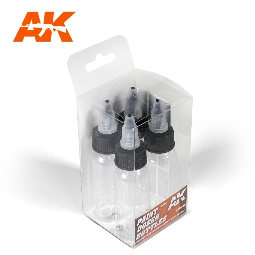 Flacons doseurs de peinture AK Interactive AK9046 de 30 ml