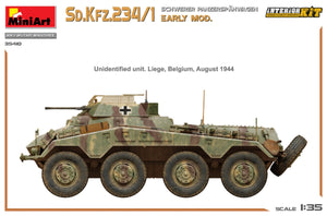 MiniArt 35410 Sd.Kfz.234/1 Schwerer Panzerspahwagen. EARLY MOD. INTERIOR KIT 1/35 – Bild 13