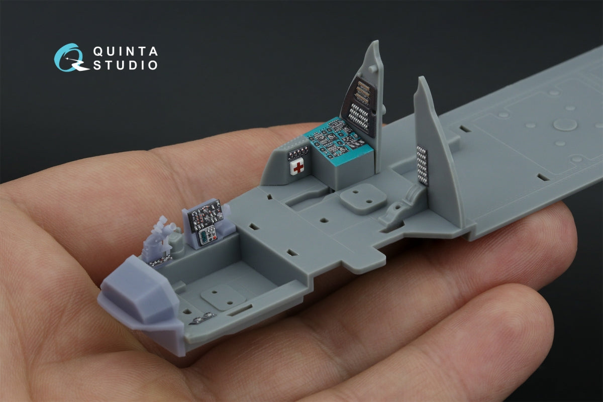 Quinta Studio QD+48516 Mi-24P Hind-F 3D-Printed coloured Interior on decal paper (Trumpeter) (with 3D-printed resin parts) 1/48 – zdjęcie 9