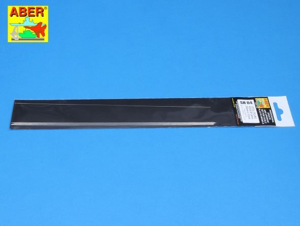 Tiges rondes en acier Aber SR04 de 0,4 mm de longueur 250 mm x 12 pièces. – image 3