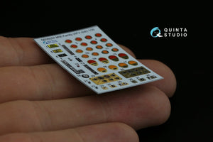Intérieur imprimé en 3D et coloré sur papier décalcomanie Quinta Studio QD35037 pour la famille M35 (AFV club) à l&amp;#39;échelle 1/35 – image 8