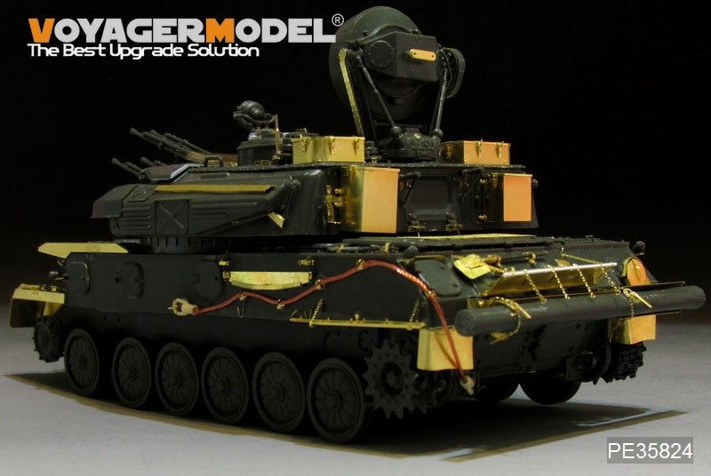 Maquette Voyager PE35824 ZSU-23-4 SHILKA russe moderne (pour MENG TS-023) 1/35 – image 2
