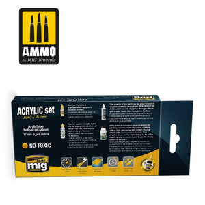 AMMO of Mig Jimenez 7253 AH64 Apache Set 6x17ml – zdjęcie 2