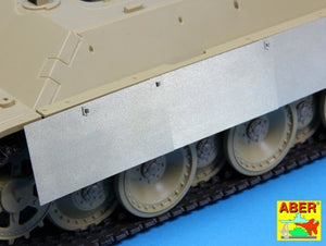 Aber 25011 Side skirts for Panther G/Jagdpanther 1/25 – Bild 4
