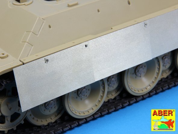 Aber 25011 Side skirts for Panther G/Jagdpanther 1/25 – Bild 4
