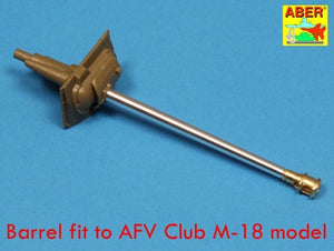 Aber 35L-137 U.S 76 mm M1A2 barrel with muzzle brake for Sherman M4 &amp;amp; M-18 Hellcat 1/35 – imagen 8