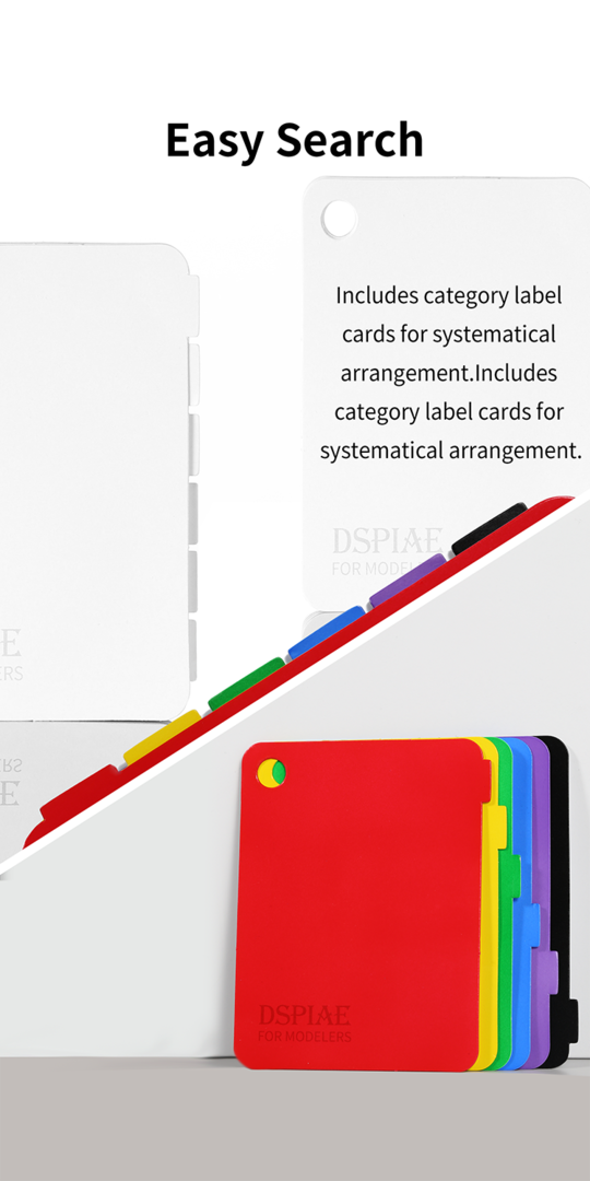 DSPIAE CC-01 Color Test Card Keychain Model Tool – imagen 2