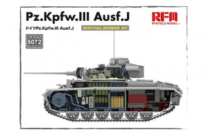 Rye Field Model 5072 Pz.Kpfw.III Ausf.J FULL INTERIOR 1/35 – imagen 6
