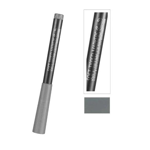 DSPIAE MK-03 Grey Soft Tipped Marker Pen